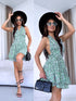 "COSMOPOLITAN" floral dress - green